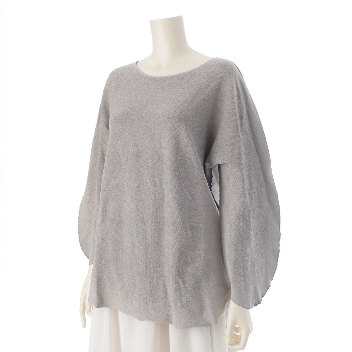 PLEATS PLEASE Nylon Long sleeve tops PP43KT923 Gray black