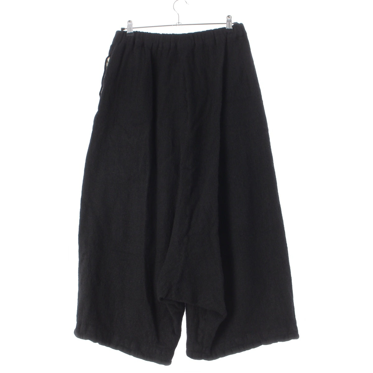 COMME des GARCONS wool Wide, oversized, shaggy Saruel pants GH-P011 black M