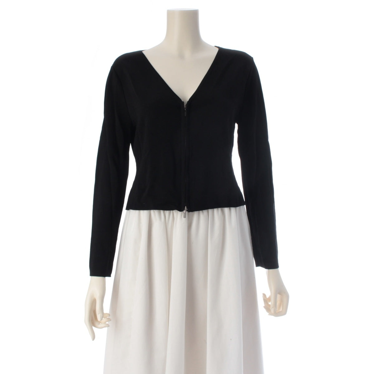 FOXEY NEW YORK Zip up cardigan Jacket 42628 black