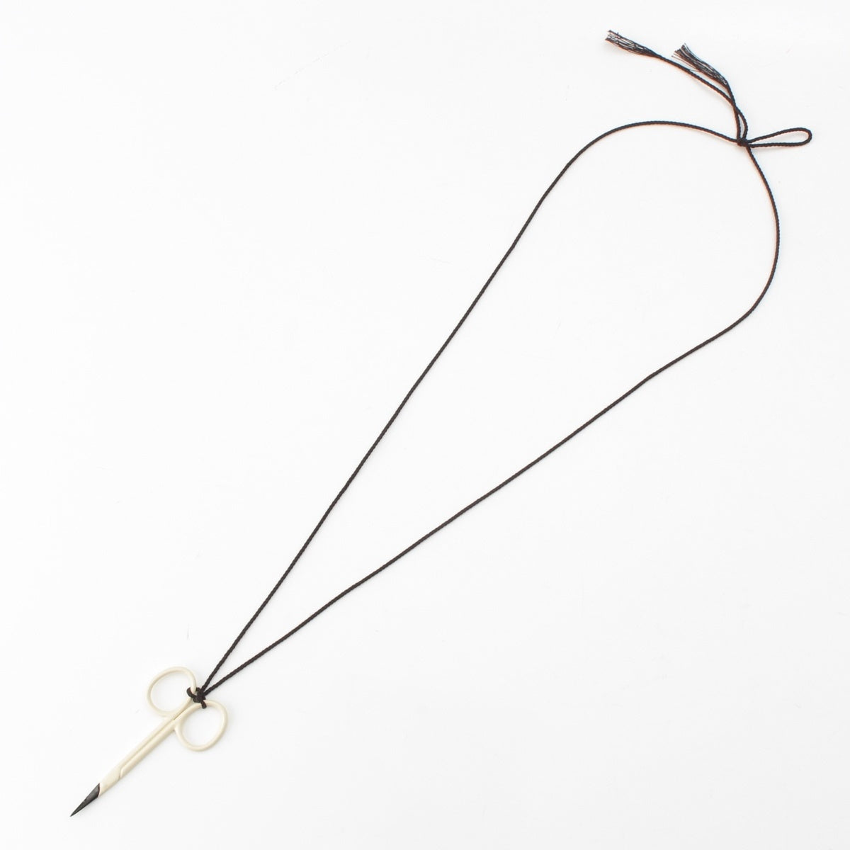 ANN DEMEULEMEESTER scissors Necklace Accessories White black