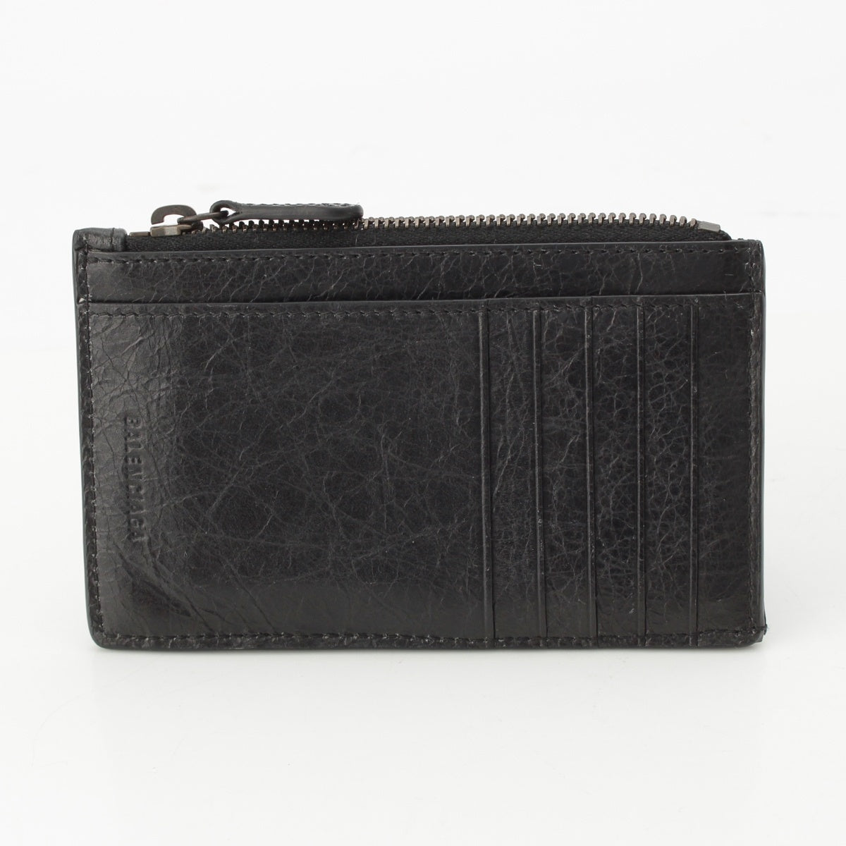 BALENCIAGA LE CITY LONG leather Coin case Wallet Wallet 810607 black