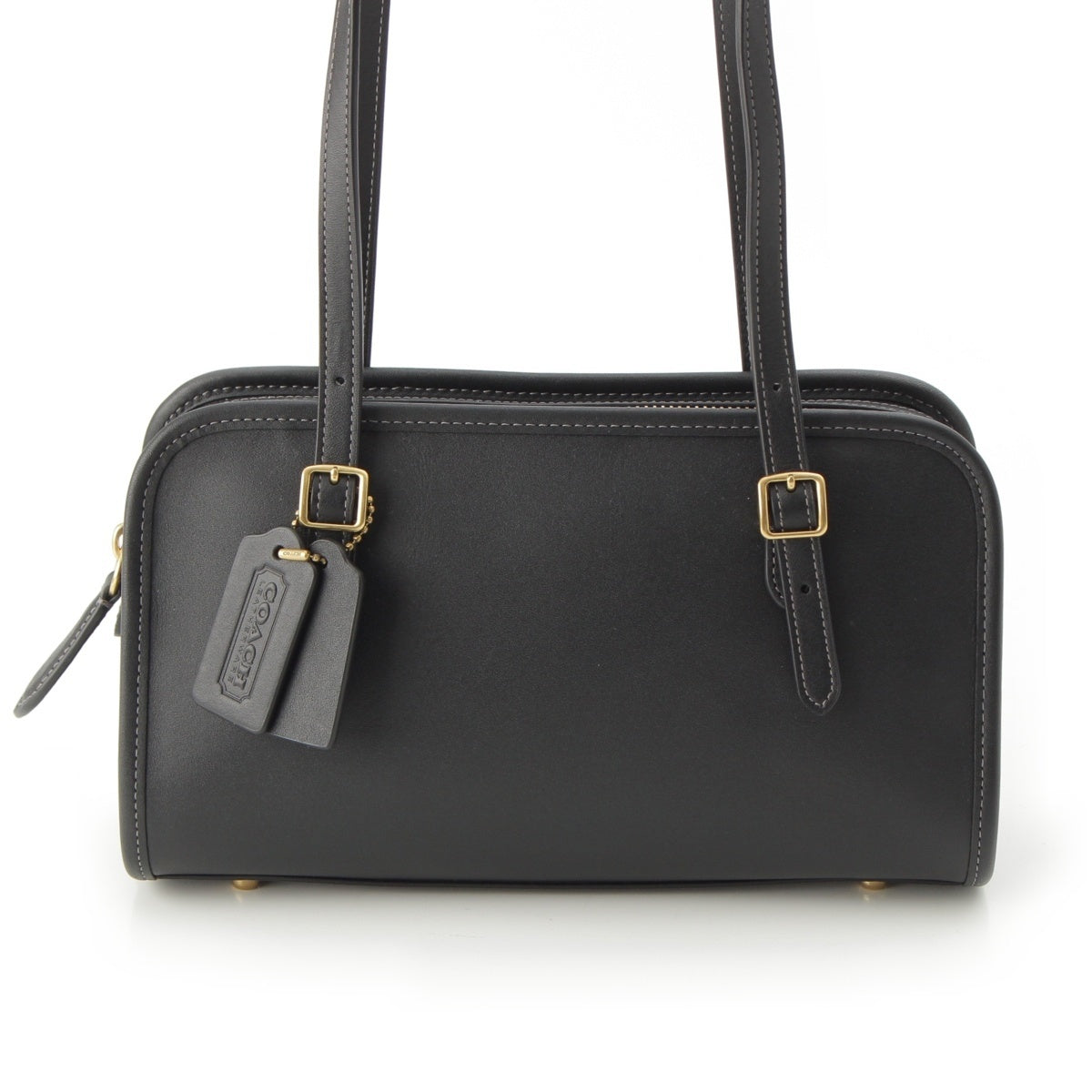 COACH Swing Zip leather Shoulder Bag CM565 black