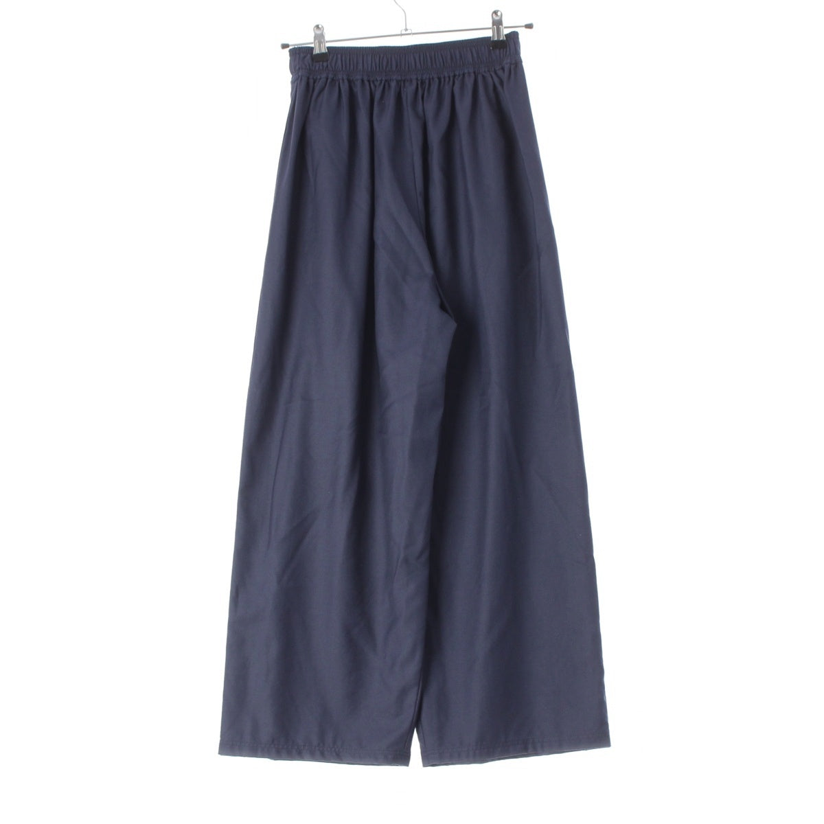 LOEWE wool Side Button Wide Pants S540Y04W02 Navy XS