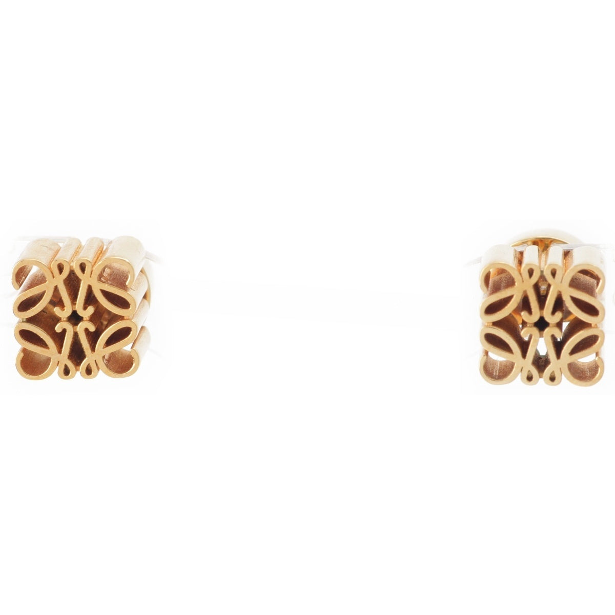 LOEWE Anagram Cube Stud Pierce Binaural Accessories gold