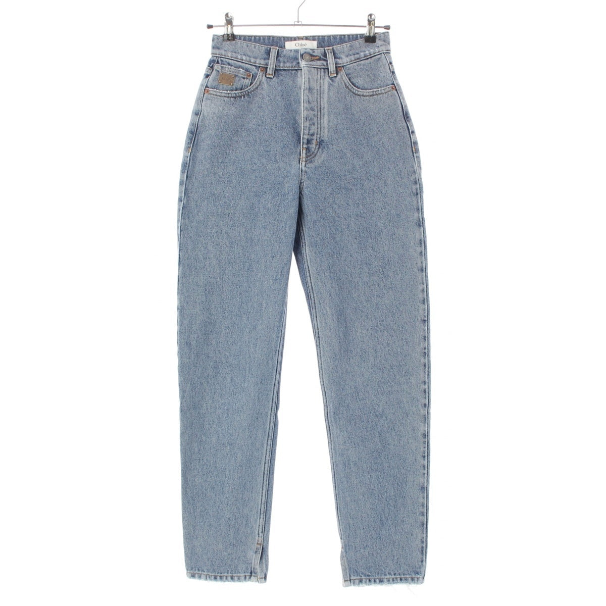 Chloe Distressed tapered jeans Denim pants Bottoms CHC26SDP3015140P24 Ice blue 24