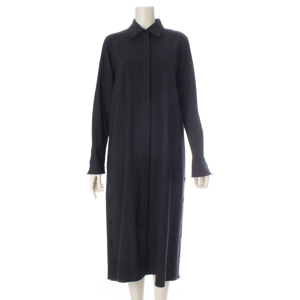 MAX MARA shirt one piece With belt 122113116 Navy 38