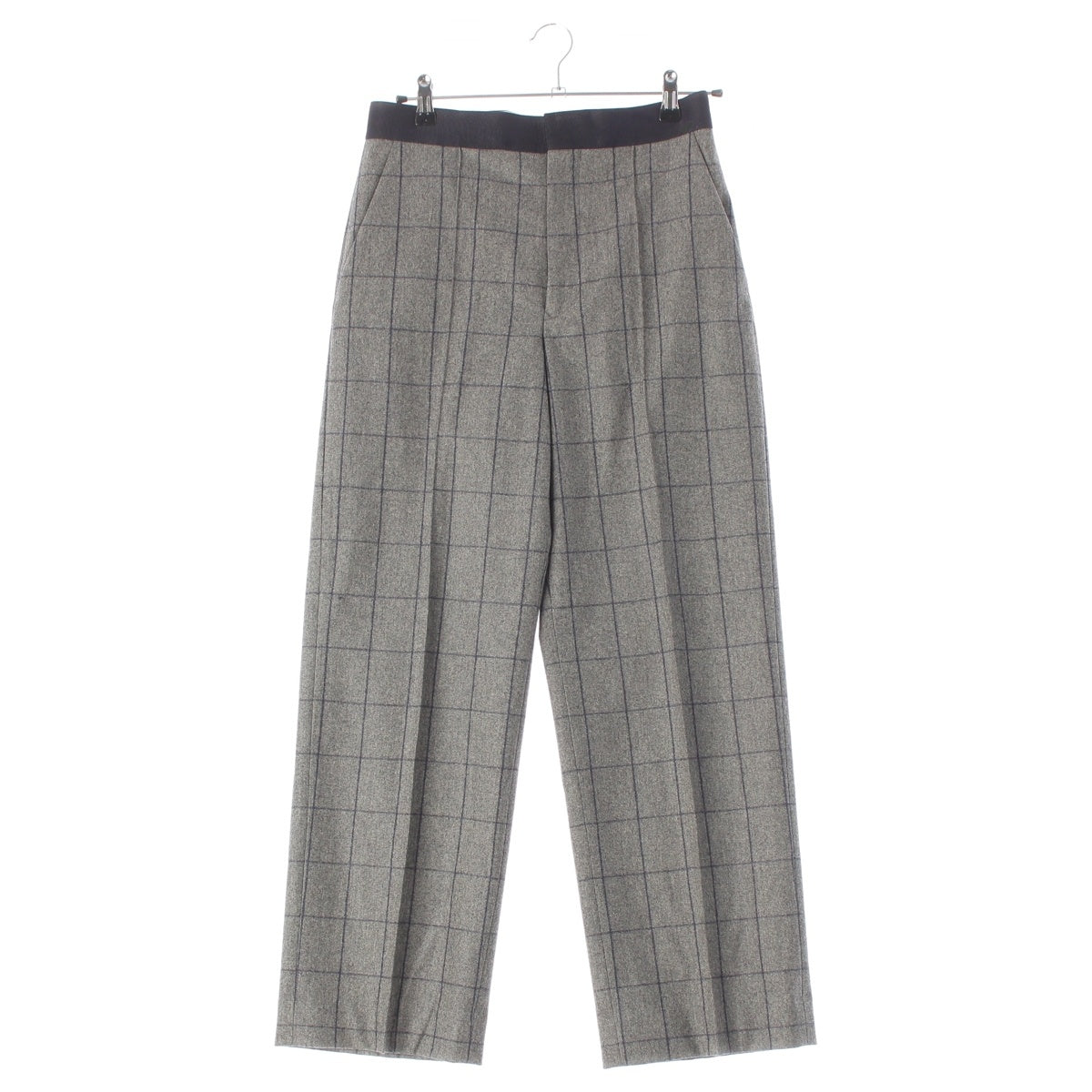 Drawer wool check Pants 6514-236-0934 gray 38