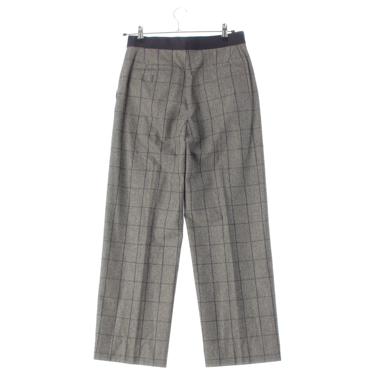 Drawer wool check Pants 6514-236-0934 gray 38