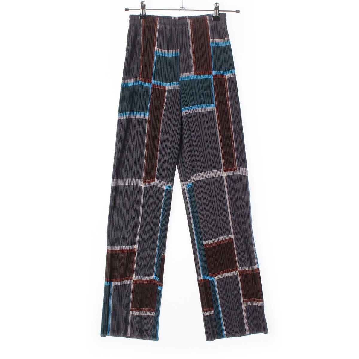 PLEATS PLEASE ISSEY Geometric pattern Pants Bottoms PP84JF543 multicolor 2