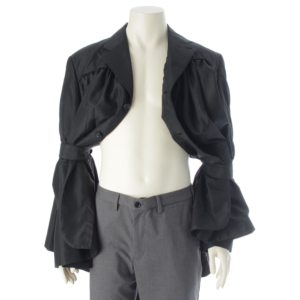 COMME des GARCONS HOMME PLUS Curtain Pleated Design Jacket PM-J044 black S
