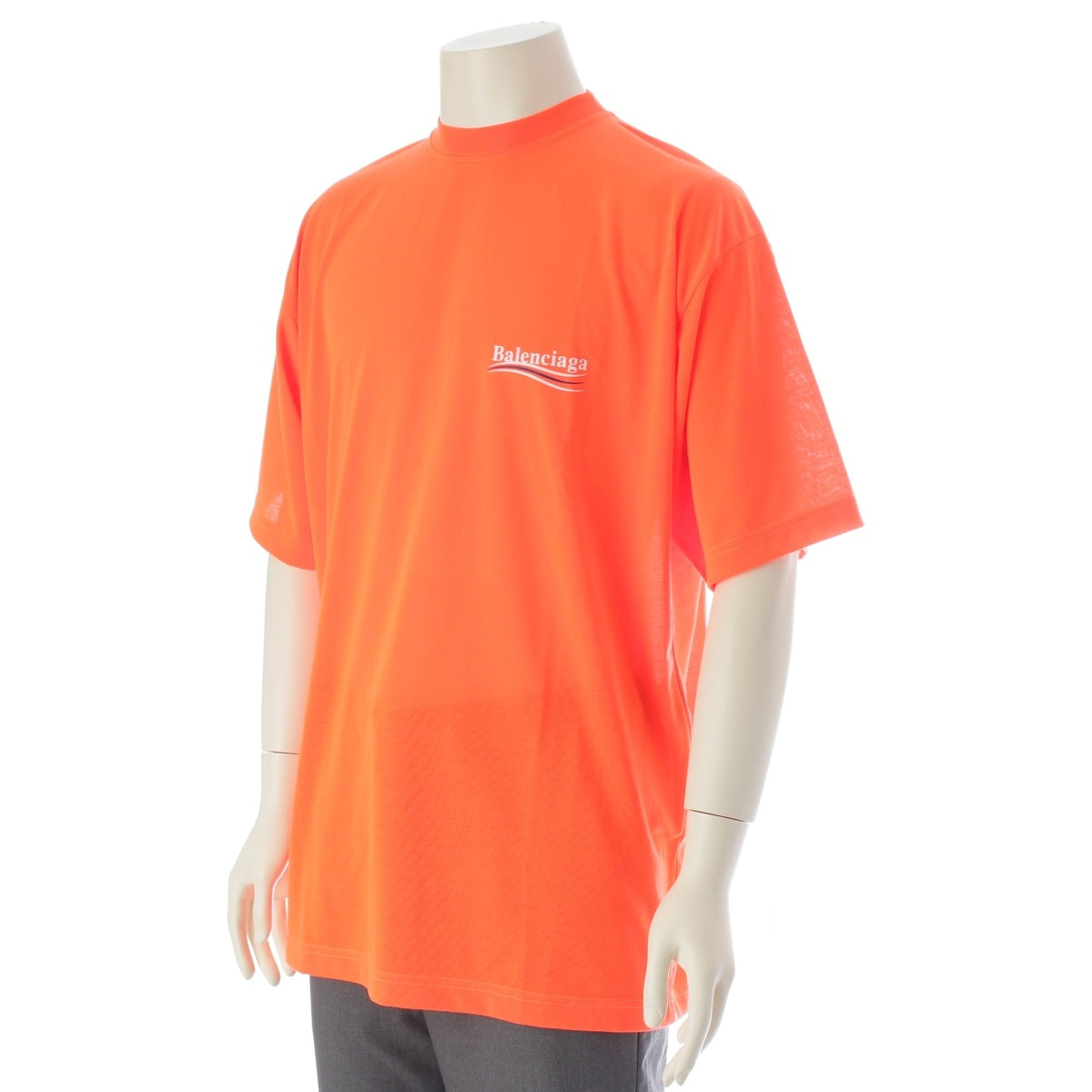 BALENCIAGA WARDROBE logo Short sleeve T-shirt 641675 Orange XS