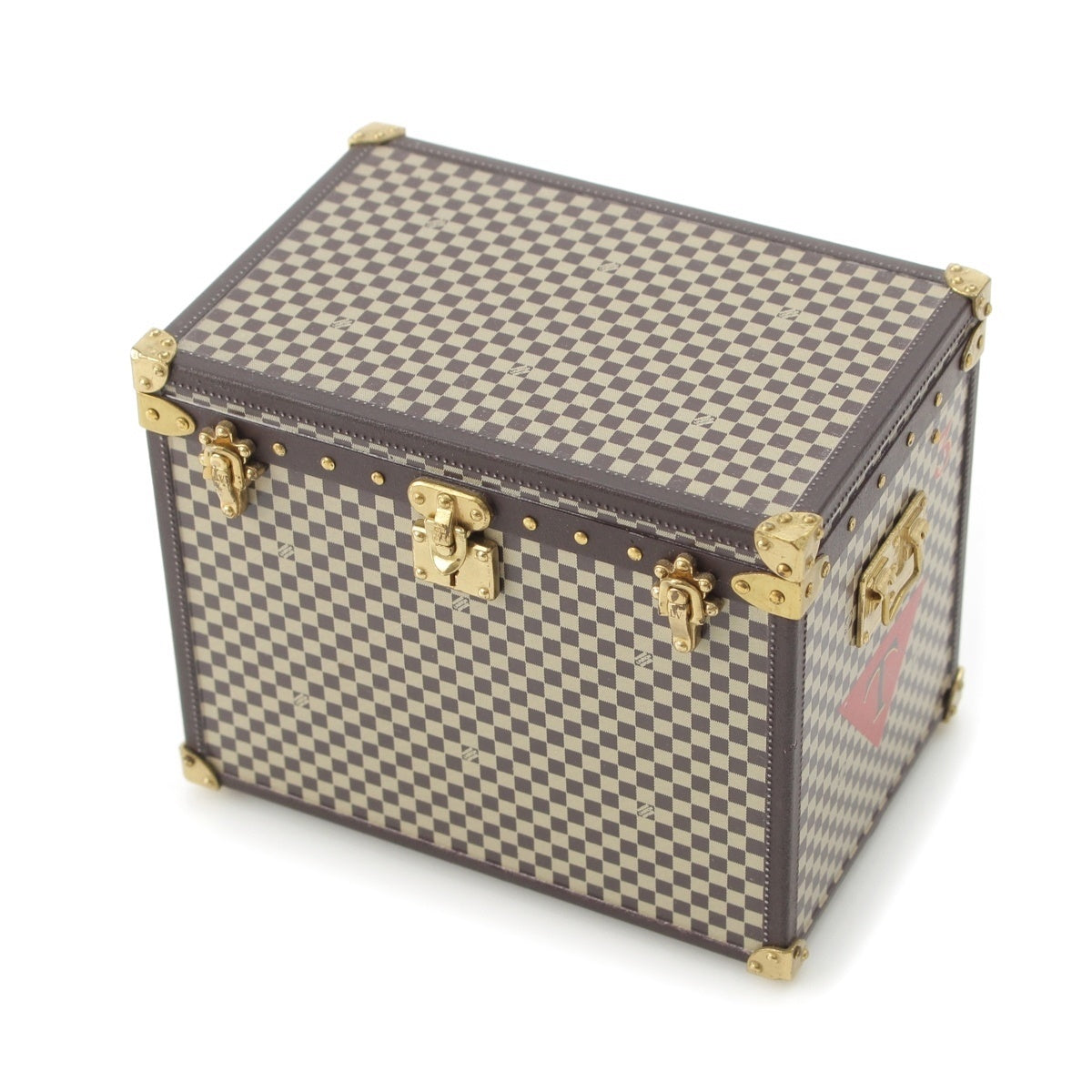 LOUIS VUITTON Damier Trunk Novelty Paperweight Miscellaneous goods Brown