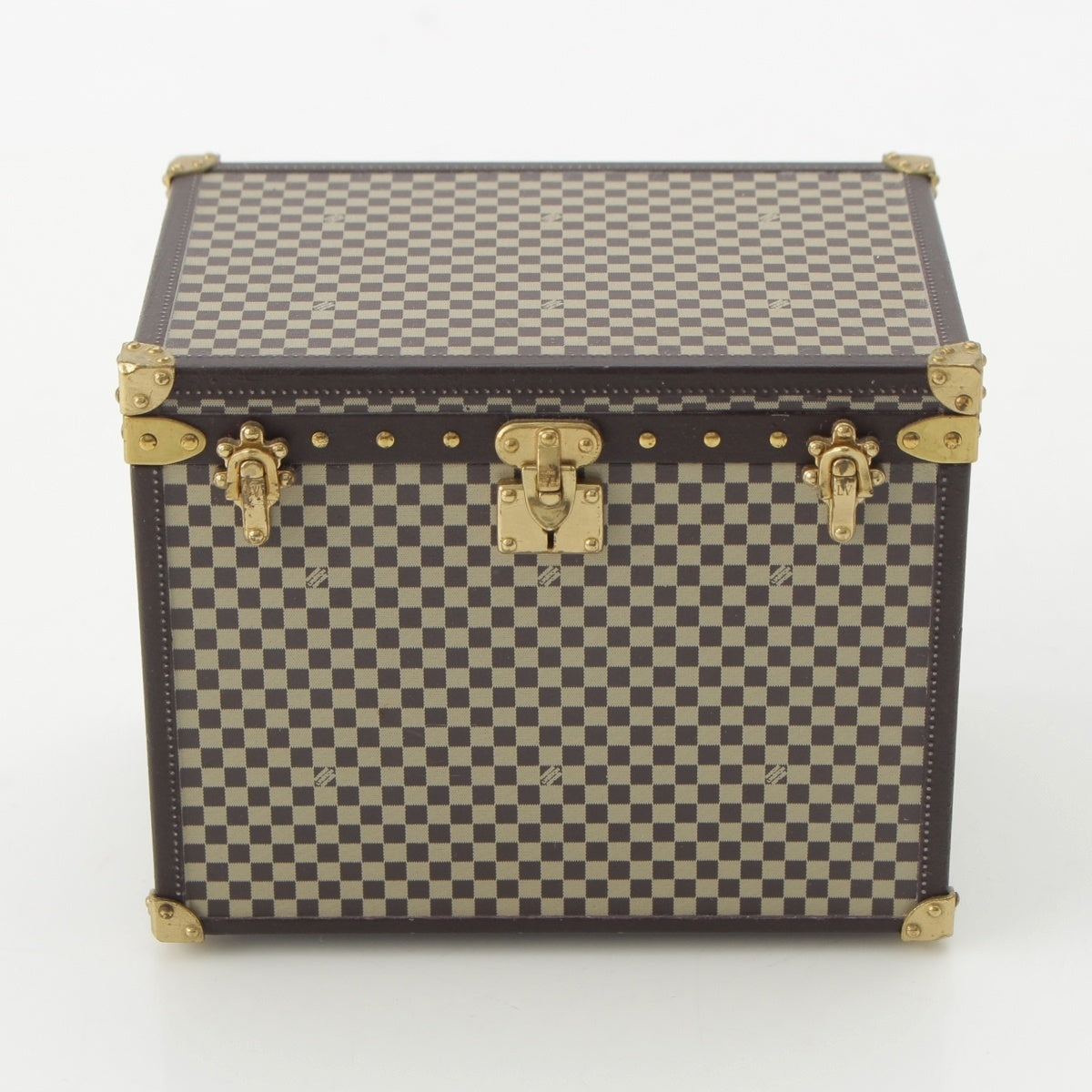 LOUIS VUITTON Damier Trunk Novelty Paperweight Miscellaneous goods Brown
