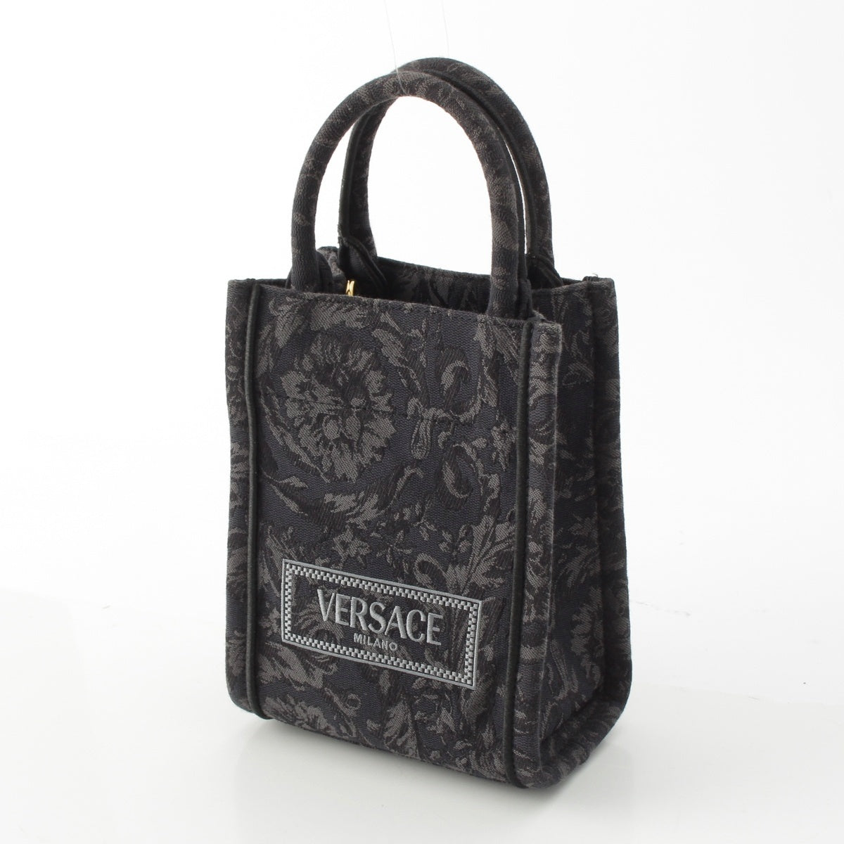 VERSACE Barocco Athena 2WAY Mini Tote Bag black