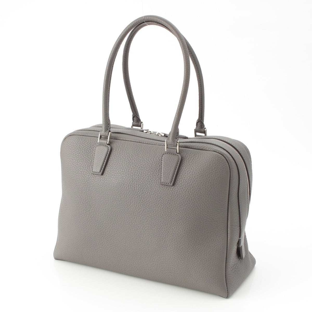 土屋鞄 TSUCHIYA Class Belle Auve shrink leather Tote Bag Boston bag gray