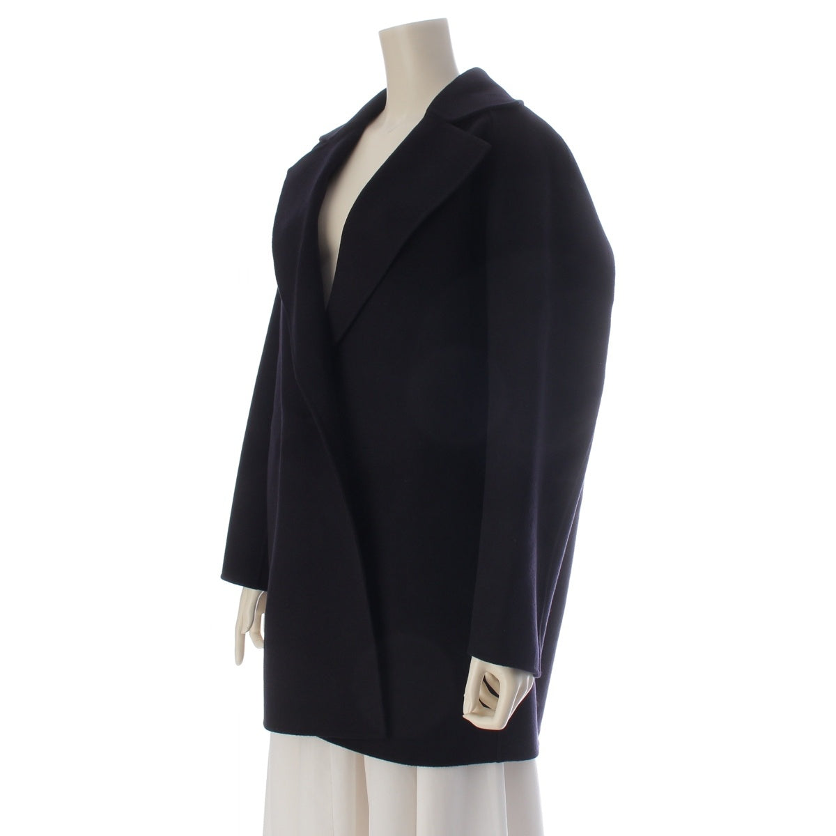 Drawer Wool cashmere blend Aoyama Limited Edition 20th Anniversary Oversized Tailored Jacket coat outer 6525-299-0869 black 36