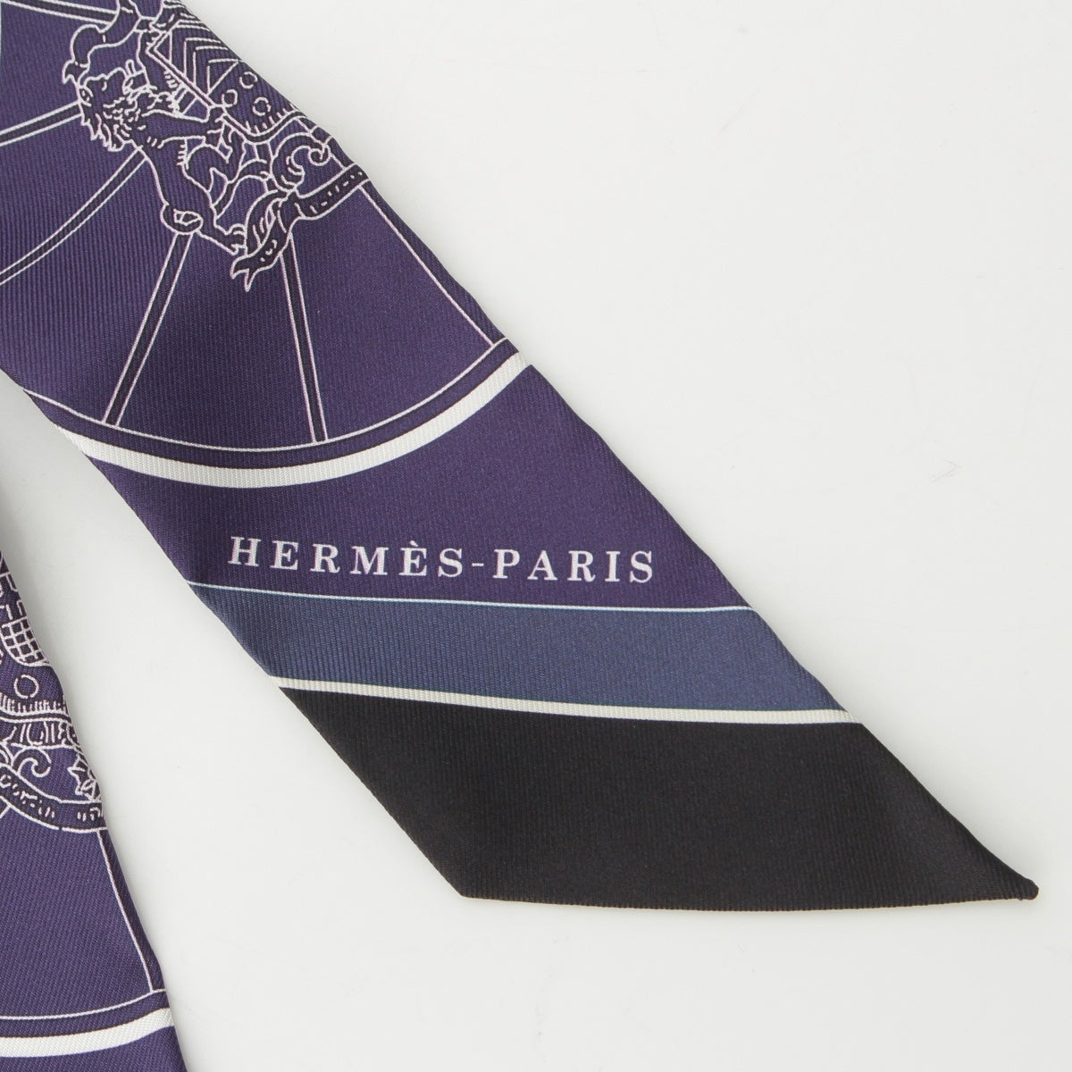 HERMES silk Springs Springs Spring Spring scarf Navy