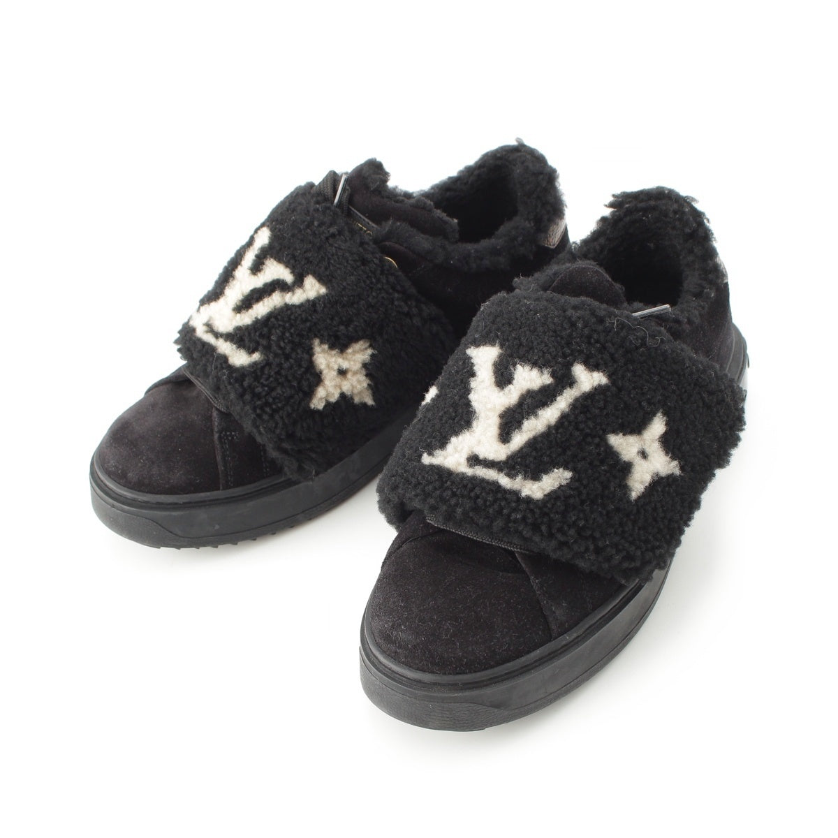 LOUIS VUITTON Bore Logo low cut sneakers CL0262 black 35 1/2