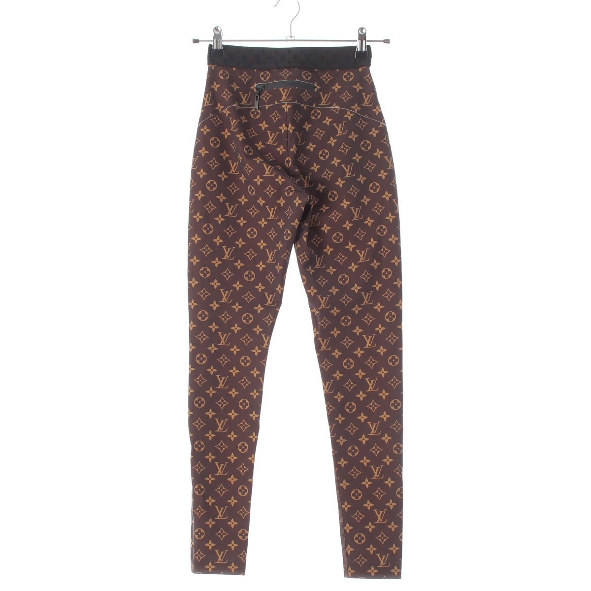 LOUIS VUITTON Nylon leggings Pants Brown 34
