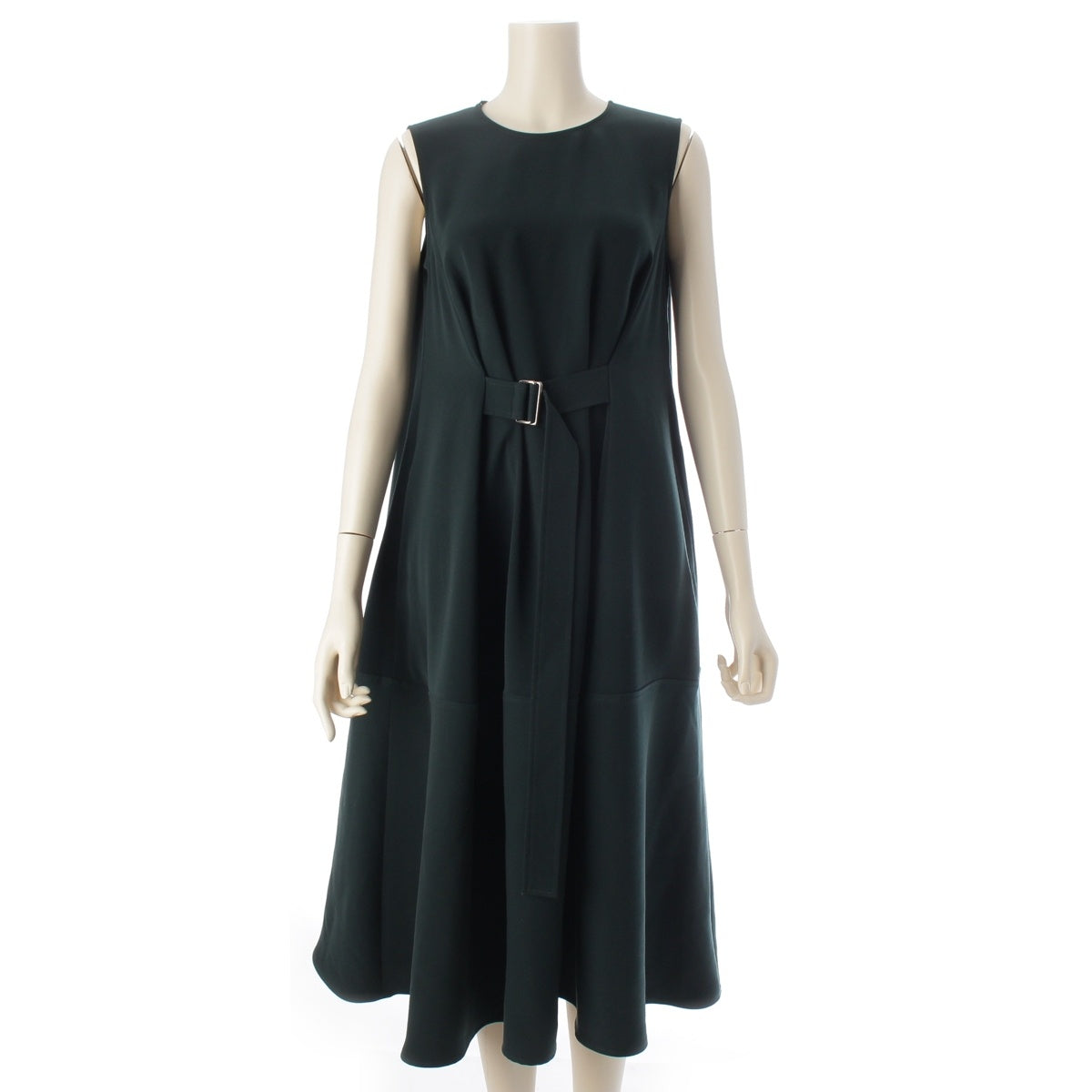 ADEAM Belted Parachute Dress (Sleeveless with Belt) one piece 41633 green 0