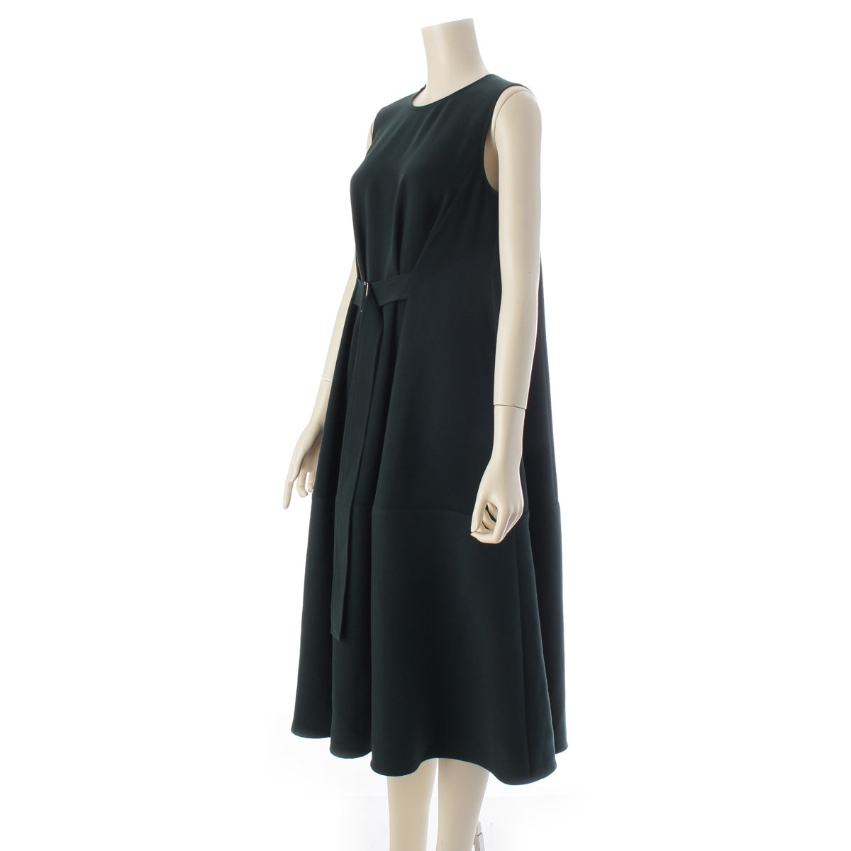 ADEAM Belted Parachute Dress (Sleeveless with Belt) one piece 41633 green 0