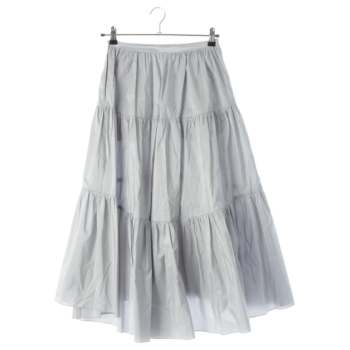 FOXEY cotton Skirt Paefait Tiered Long skirt 43712 Light blue 38