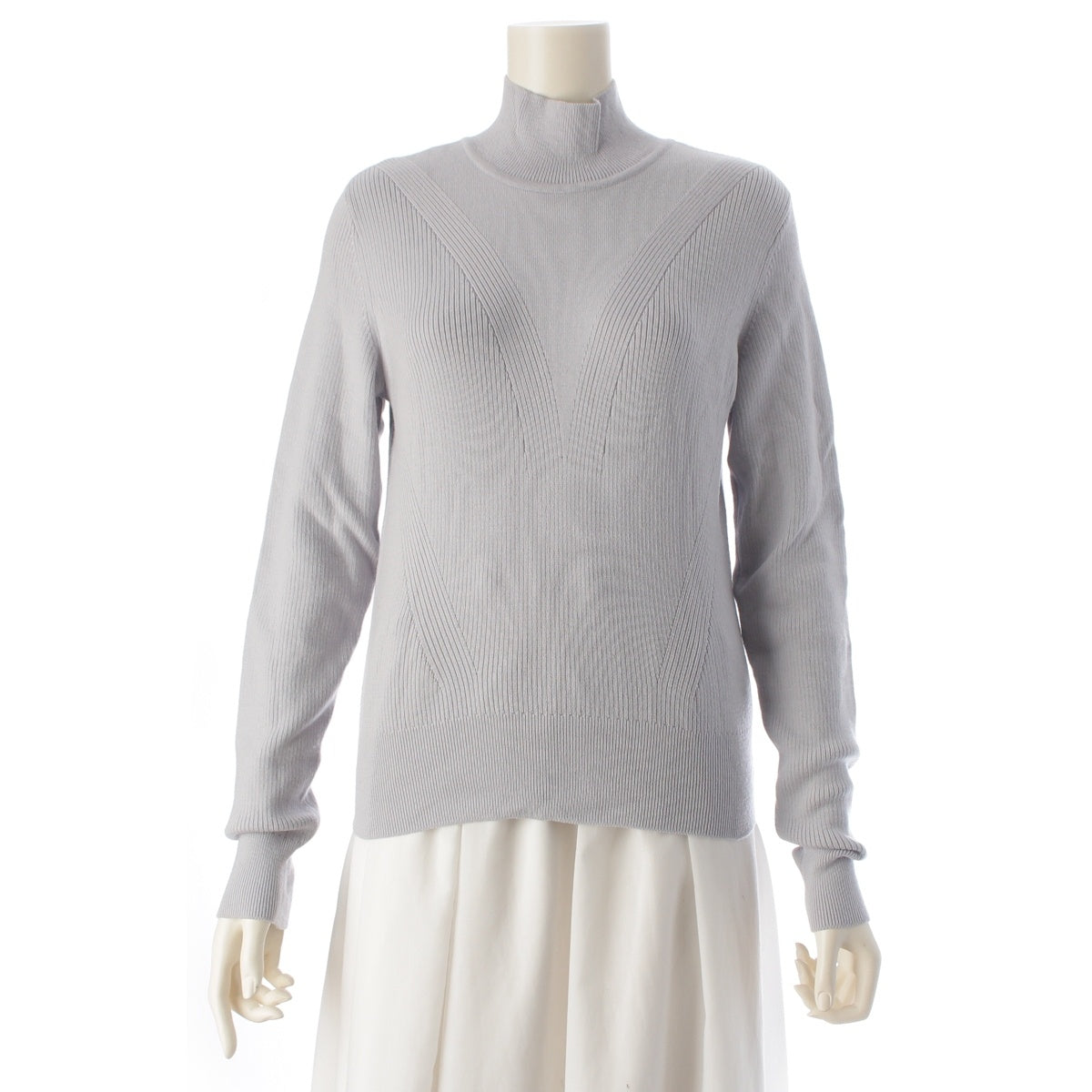 FOXEY Knit Top Stream High neck knit tops 42349 blue 38