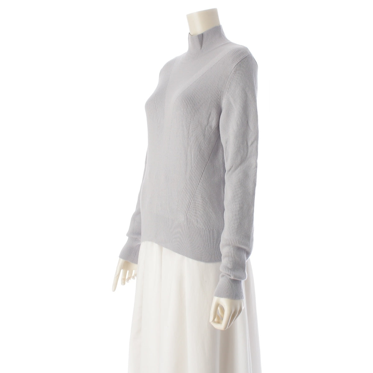FOXEY Knit Top Stream High neck knit tops 42349 blue 38