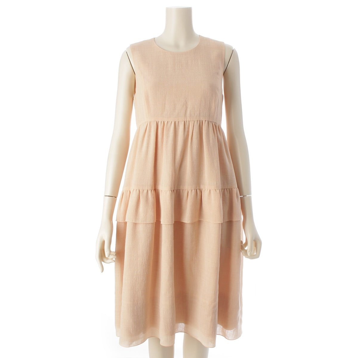 DAISY LIN for FOXEY Wobbly Sleeveless one piece 36154 beige 38
