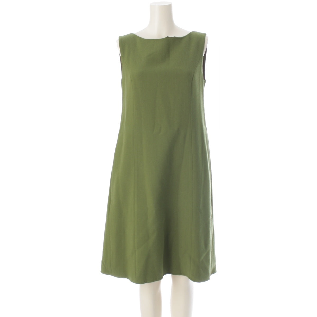 FOXEY wool Concorde Sleeveless Dress one piece 43829 green 40