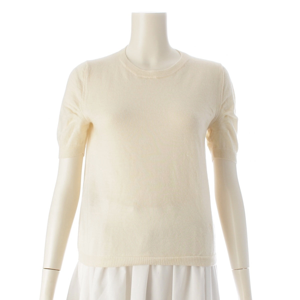GUCCI Short sleeve knit tops 624291 white XS