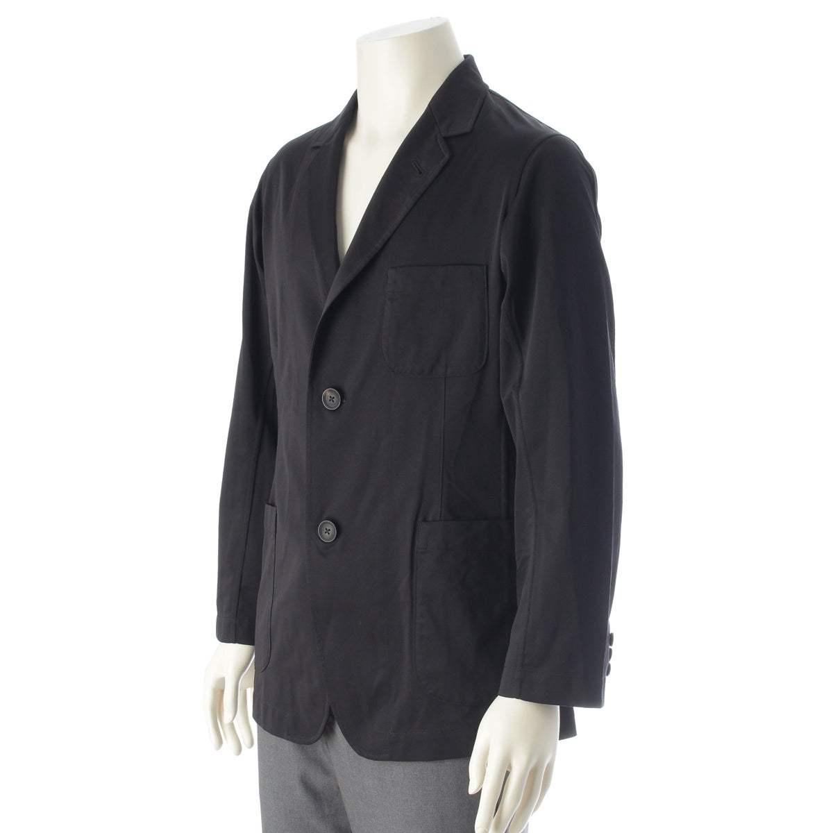 Yohji Yamamoto POUR HOMME INDUSTYLE TOKYO wool jersey tailored jacket HH-J51-901 black