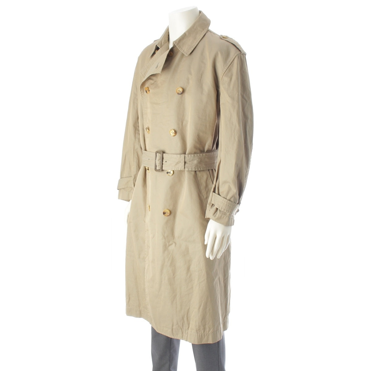 COMME des GARCONS HOMME cotton Deca Om trench coat outer beige