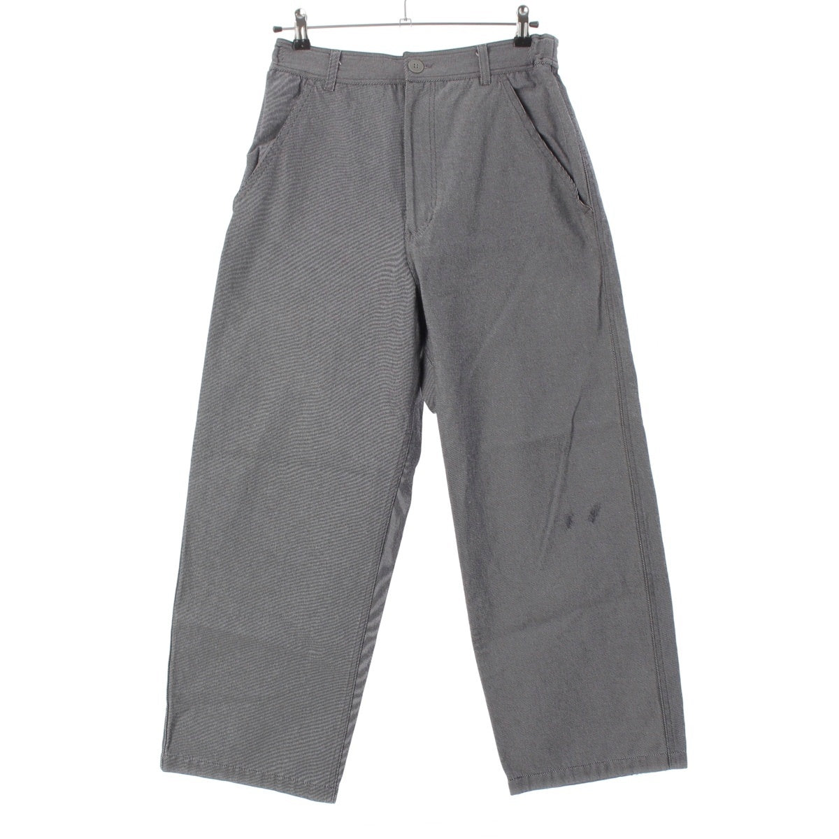 COMME des GARCONS shirt Cotton x polyester Wide Straight Pants Bottoms gray S