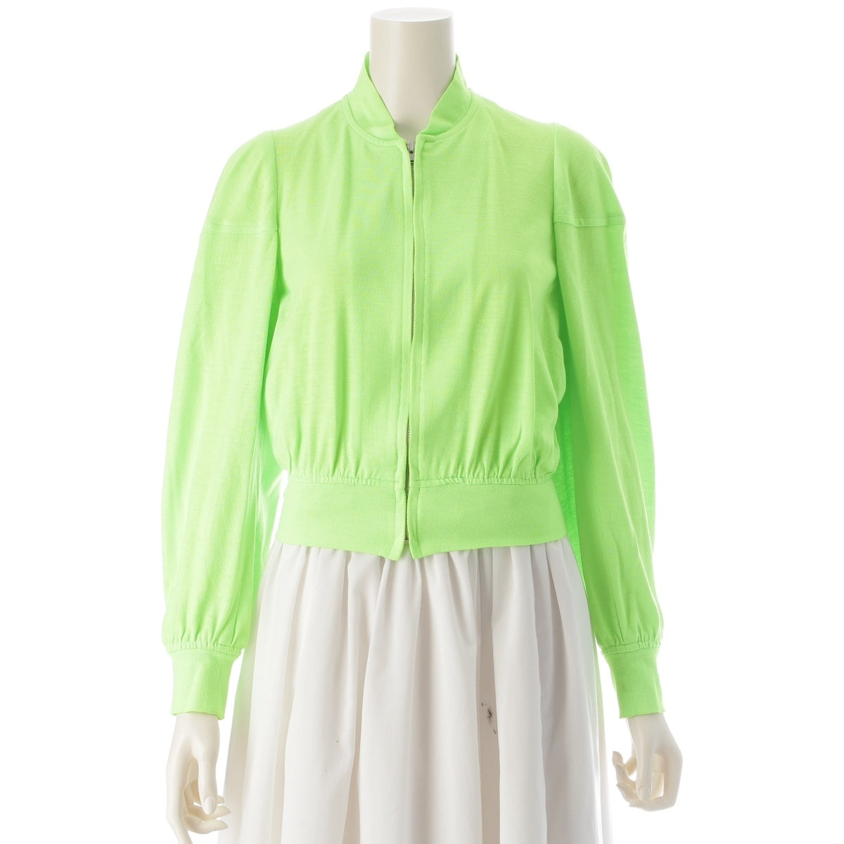 COMME des GARCONS Neon color zip-up Blouson outer GJ-11043M Fluorescent green M