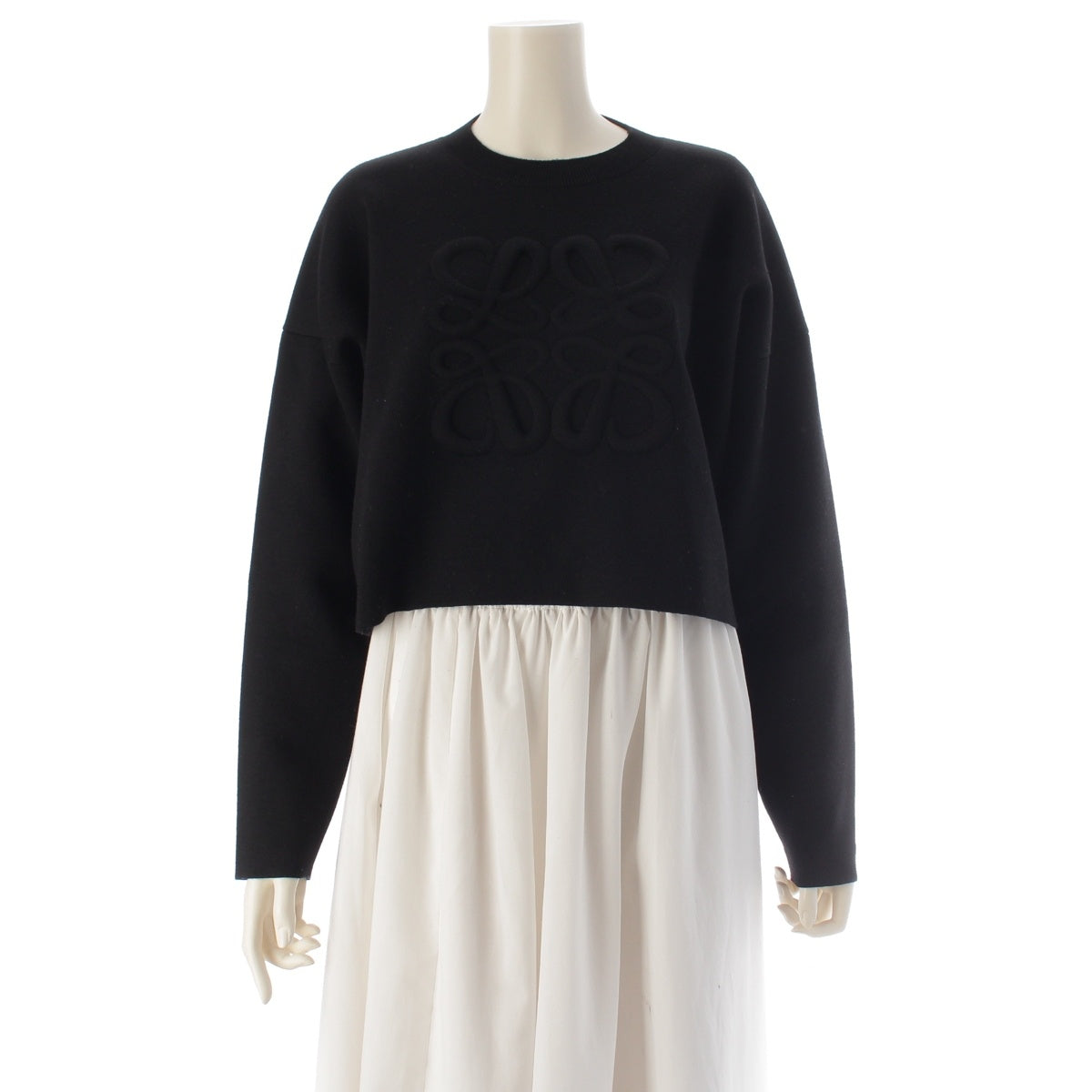 LOEWE 3D Anagram knit tops S540Y14KBG black S