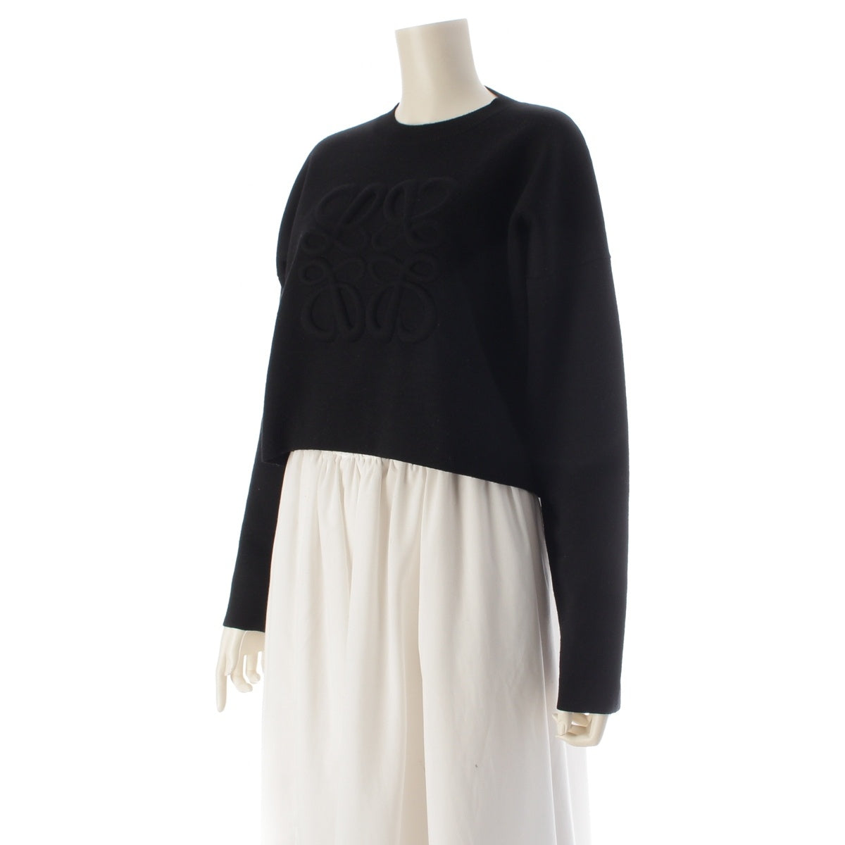 LOEWE 3D Anagram knit tops S540Y14KBG black S