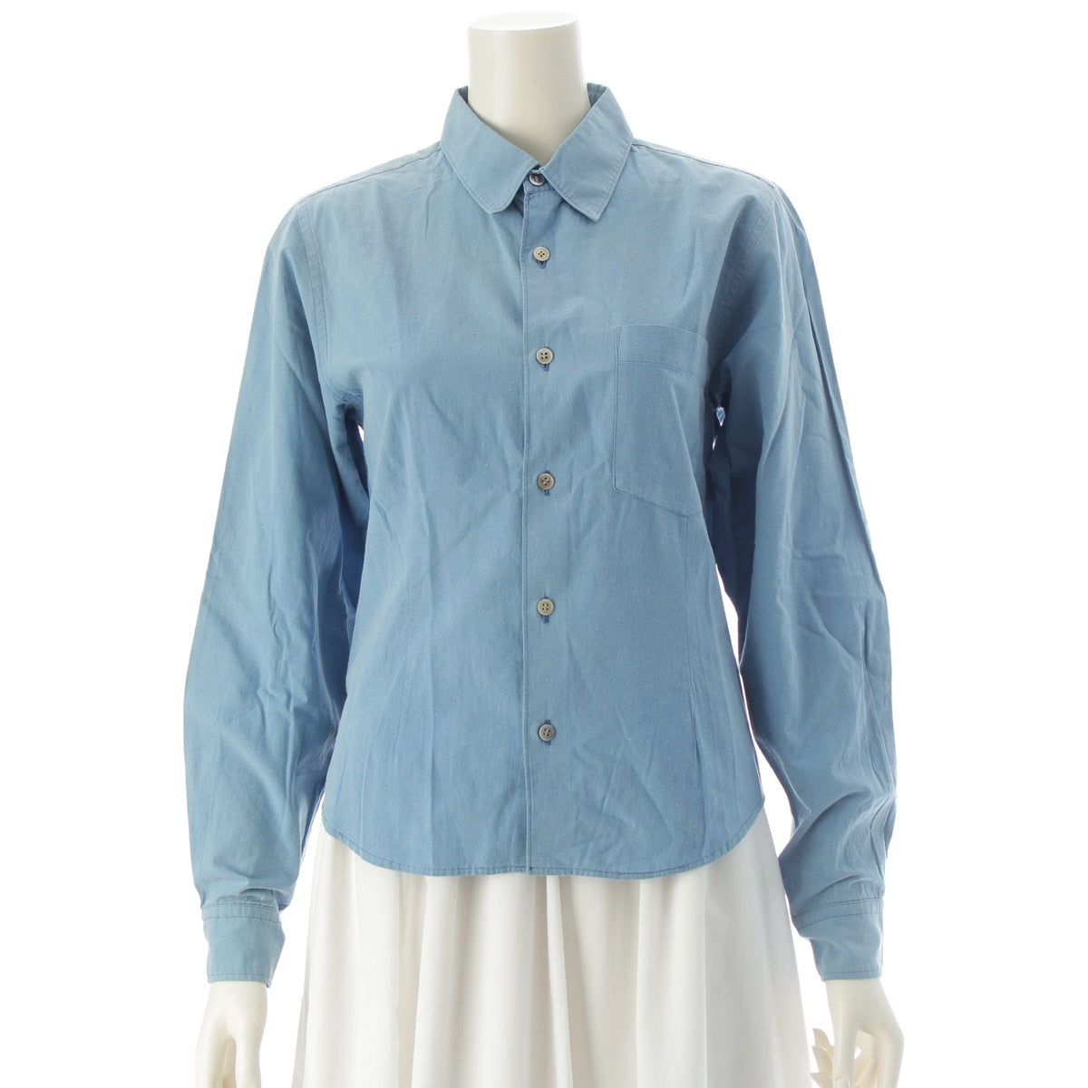 COMME des GARCONS Indigo Long sleeve shirt blouse tops Indigo