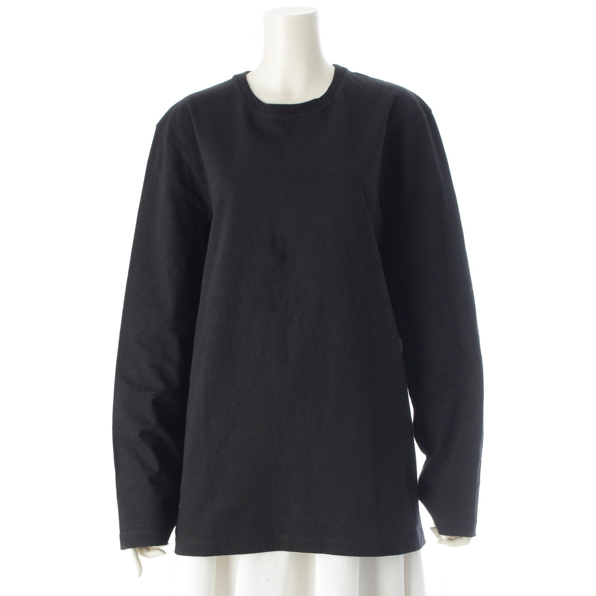 THE ROW LEON L/S T-SHIRT Long-sleeved T-shirt, crew neck Cut 189 K713 black L