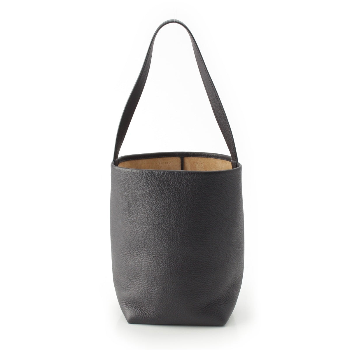 THE ROW park tote leather medium Tote Bag W1313 L129 Dark Navy Midnight