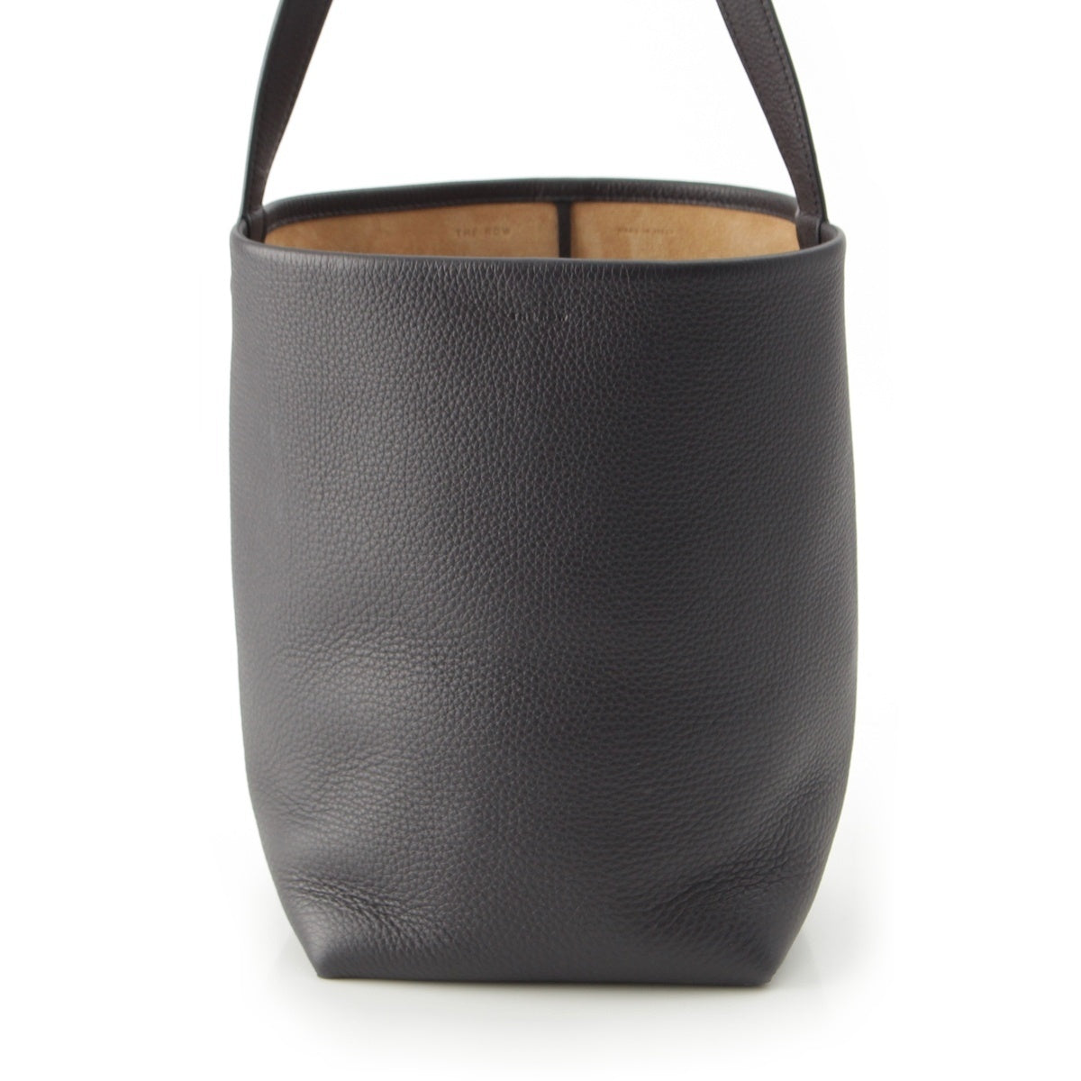 THE ROW park tote leather medium Tote Bag W1313 L129 Dark Navy Midnight