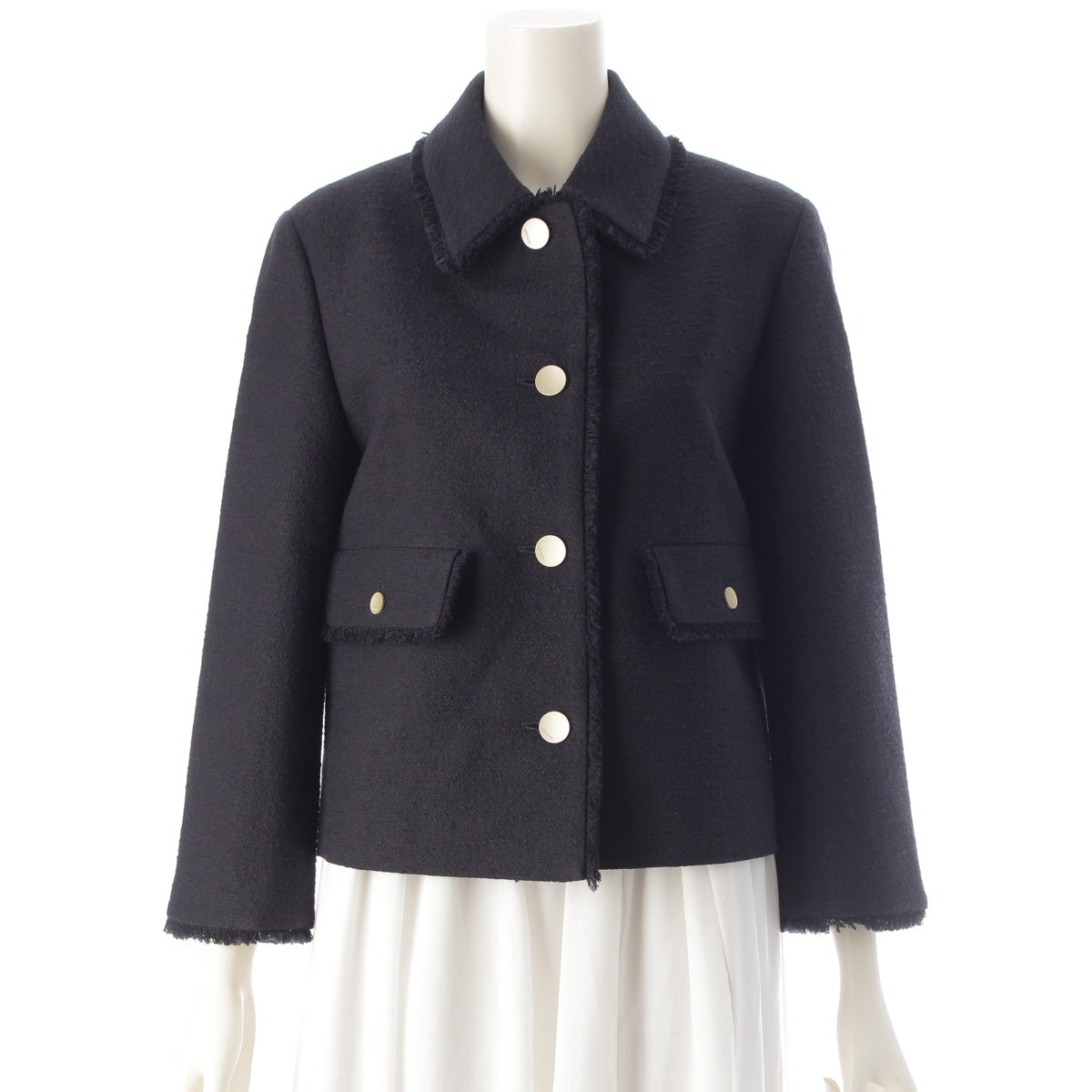 ebure Boucle tweed Jacket 4310400155 black 38