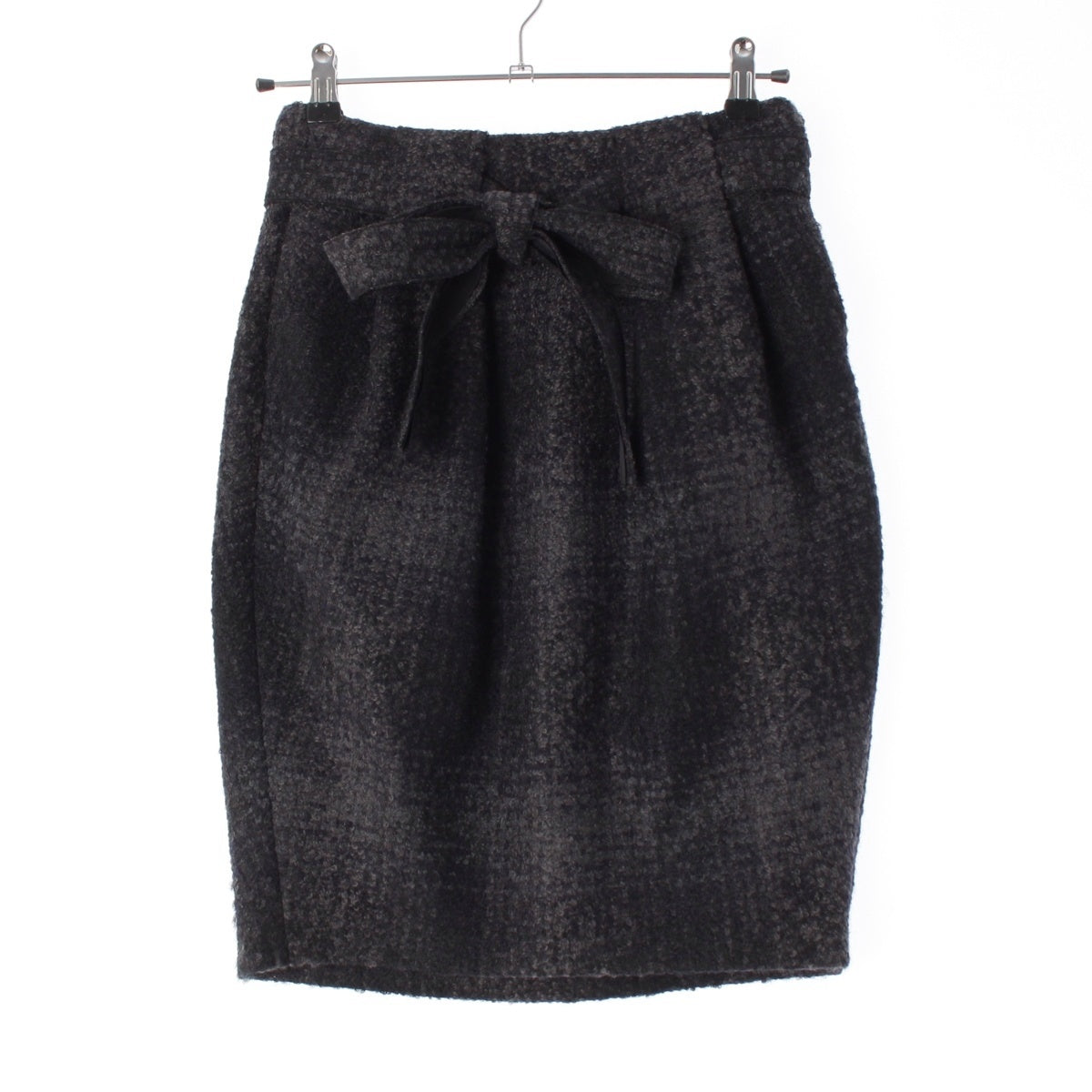 PRADA Wool nylon With belt skirt Bottoms gray 38
