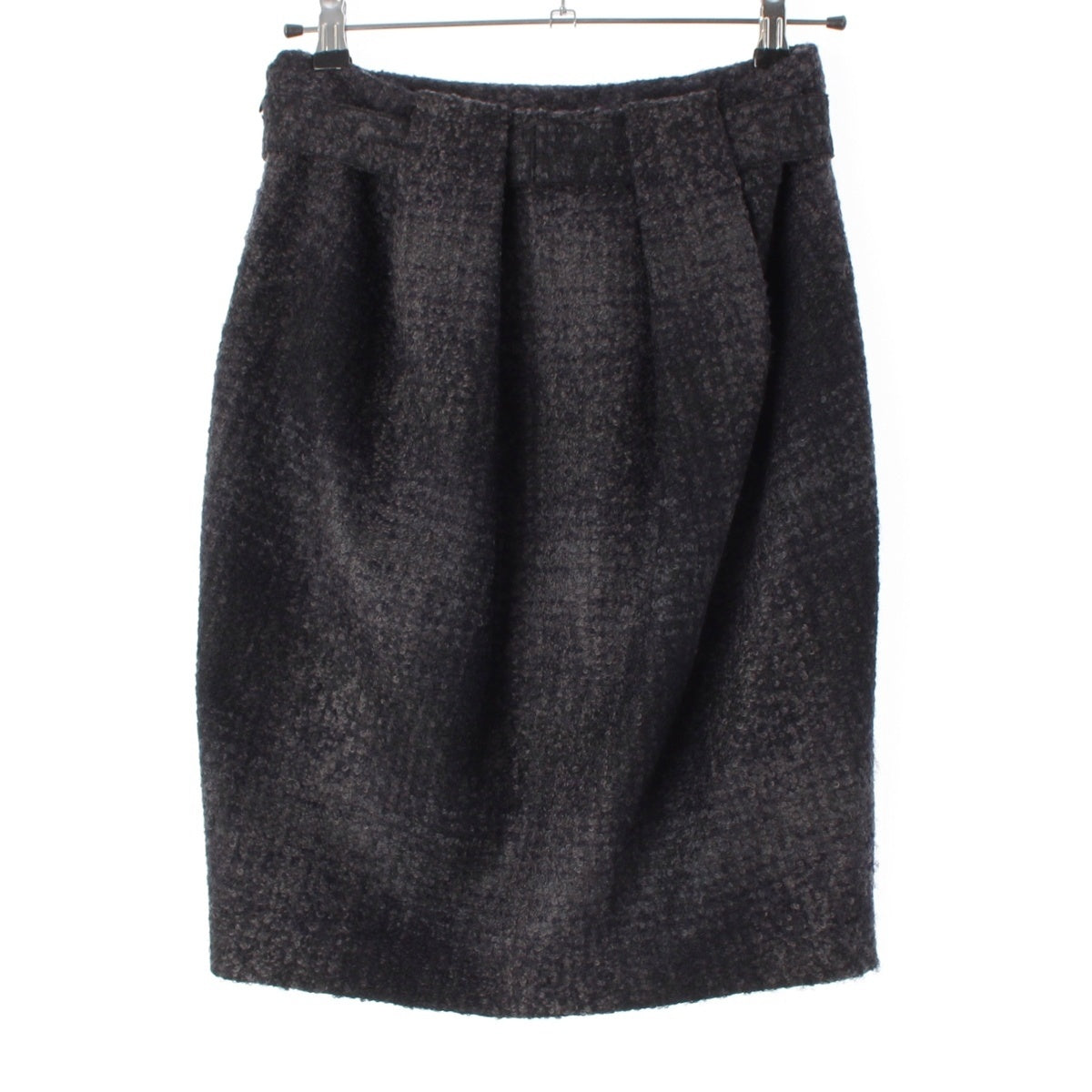 PRADA Wool nylon With belt skirt Bottoms gray 38