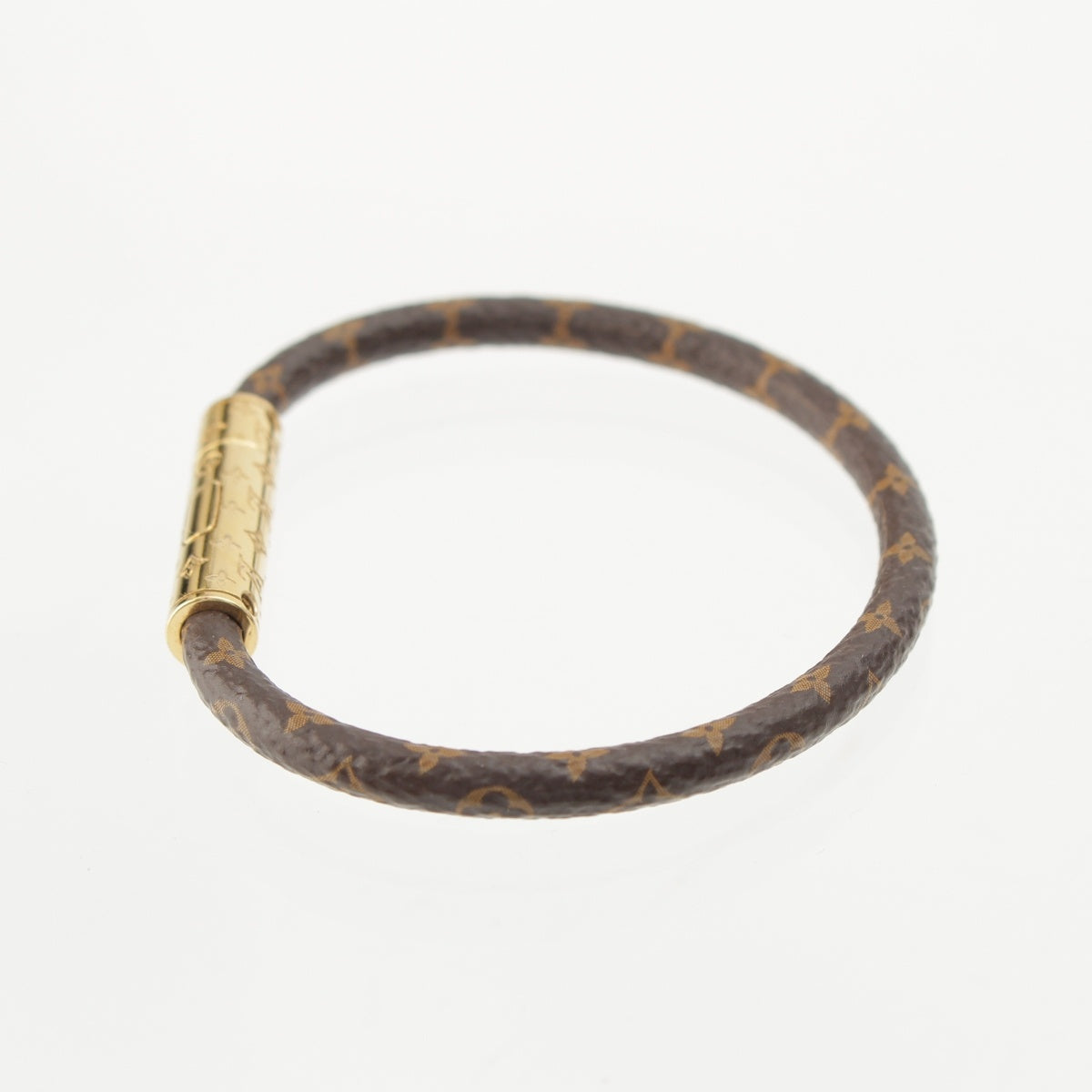 LOUIS VUITTON Monogram Bracelet LV Confidential Accessories M6334F Brown