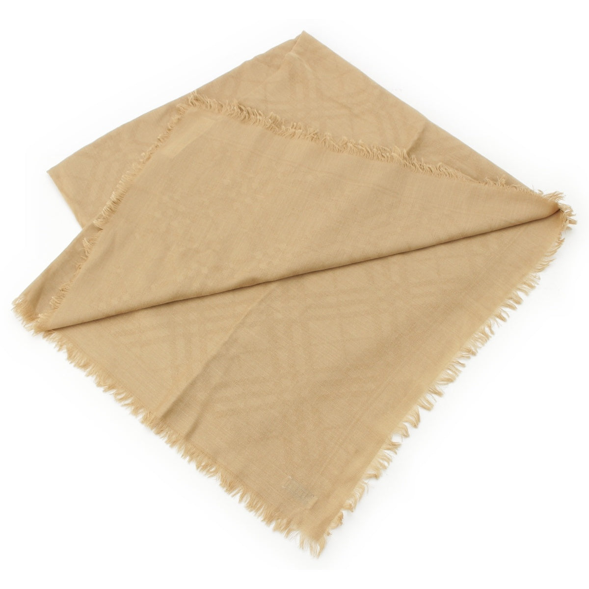 BURBERRY Wool silk scarf shawl 8112459 Brown