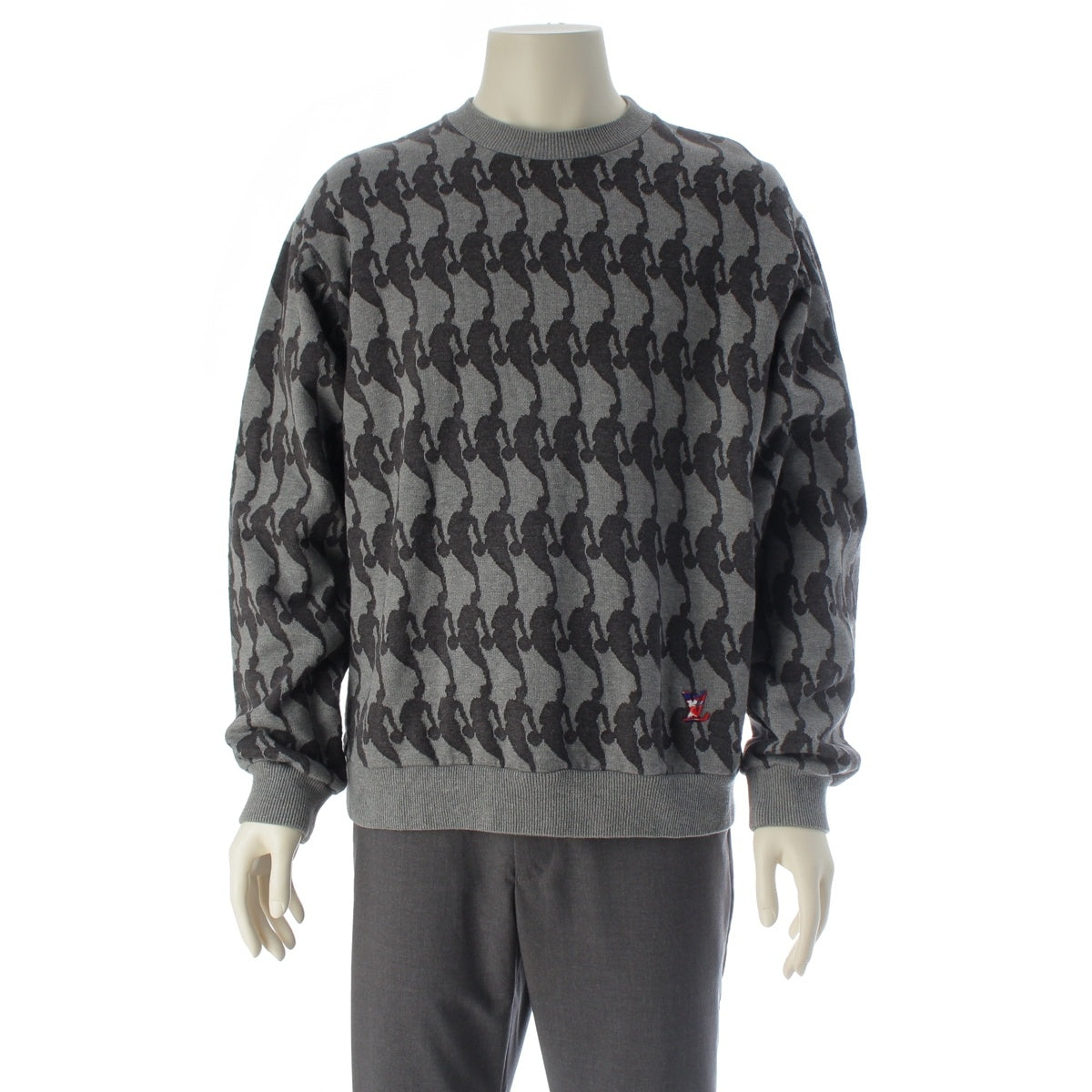 LOUIS VUITTON NBA LV logo sweat RM211M gray L