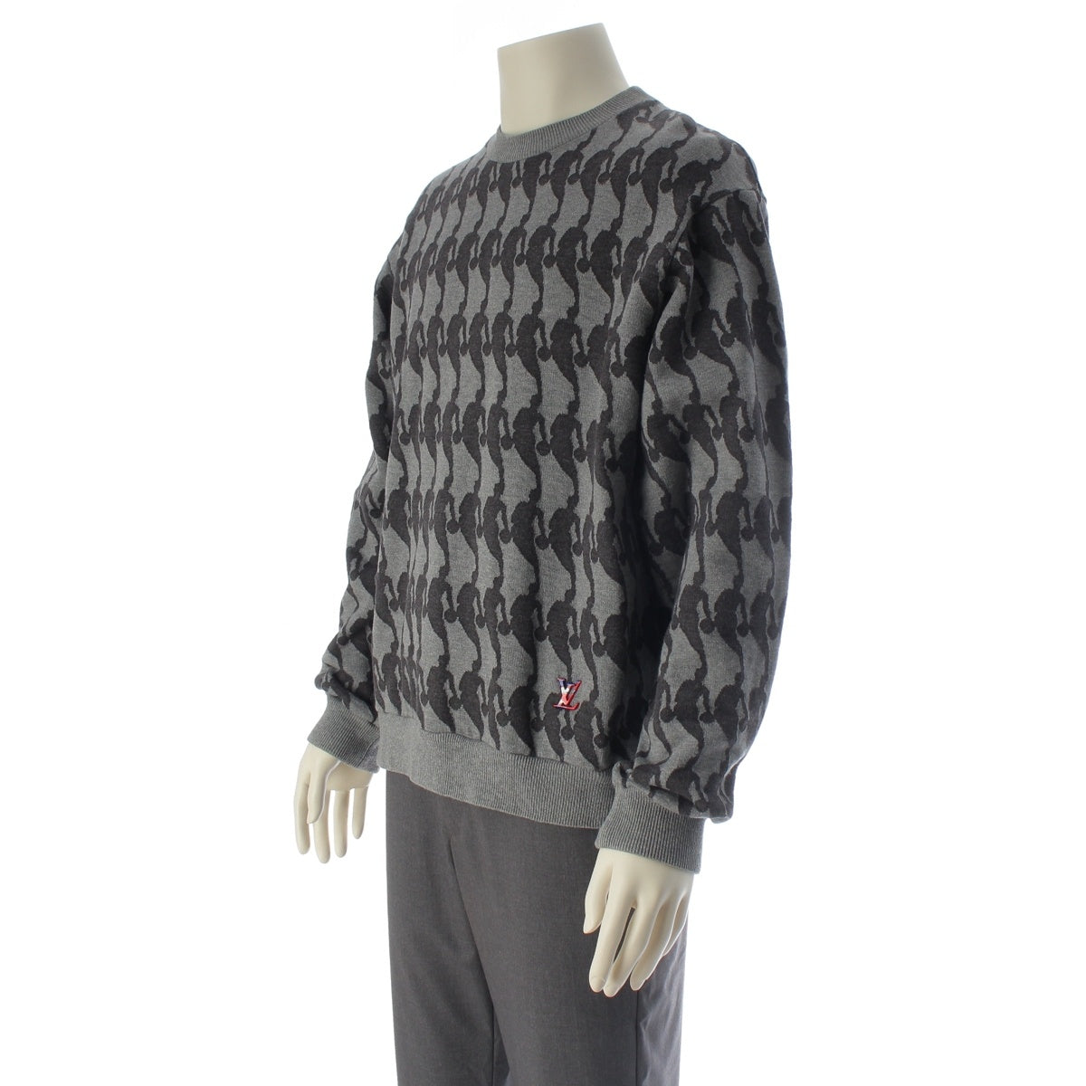LOUIS VUITTON NBA LV logo sweat RM211M gray L