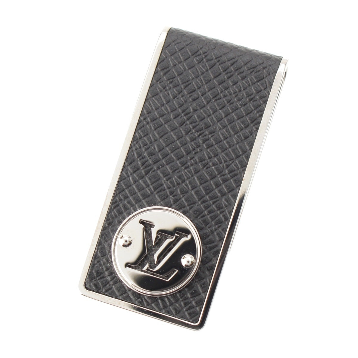 LOUIS VUITTON Panthavieneo LV Club logo Money clip M63069 Silver black