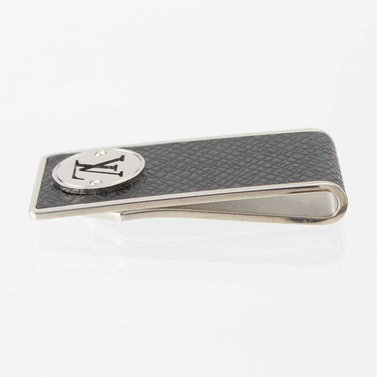 LOUIS VUITTON Panthavieneo LV Club logo Money clip M63069 Silver black